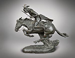Frederic Remington - The Cheyenne #62. Bronze sculpture.
