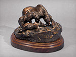 Robert macfie Scriver, CA - Three Bears. Bronze Sculpture.