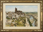 Donald Teague, N.A. - Toledo. Watercolor painting.